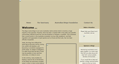 Desktop Screenshot of dingofoundation.org